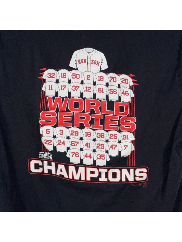 Majestic Boston Red Sox 2018 World Series Champions Women’s Tee Medium - Image 6