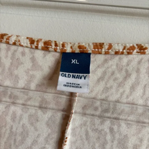 Old Navy Giraffe‎ Cheetah Animal Print midi dress tan size Xl - Image 4