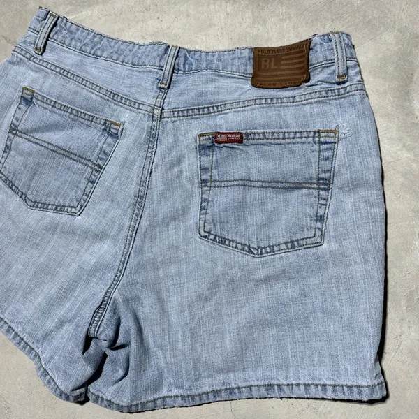 Ralph Lauren Jean Shorts Women's SZ 12 5" Saturday Denim Vintage 90s Y2K Retro - Image 3