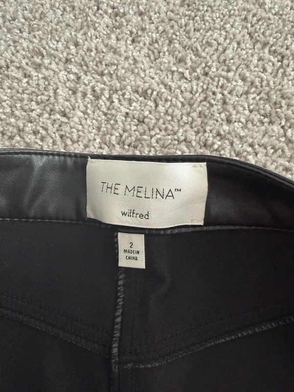 Aritzia Leather Pants - Image 2