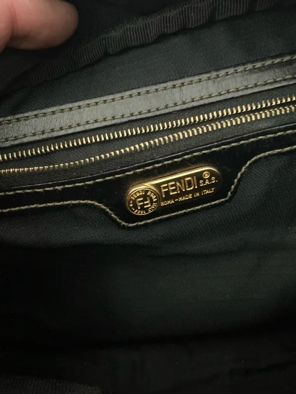  Authentic FENDI Striped Crossbody Bag 🌟 - Image 8