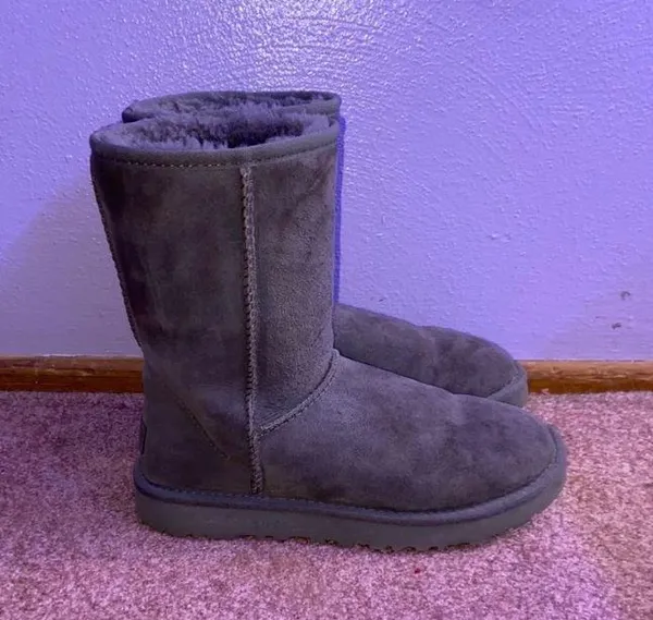 UGG Grey Classic Short s - Image 2