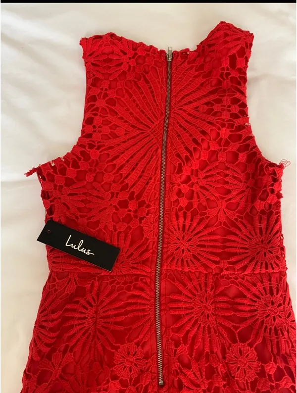 Red Lulus Dress Mini - Image 5