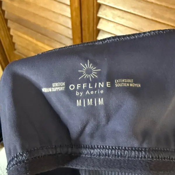 OFFLINE By Aerie Ribbed Square Neck Longline Sports Bra - Image 3