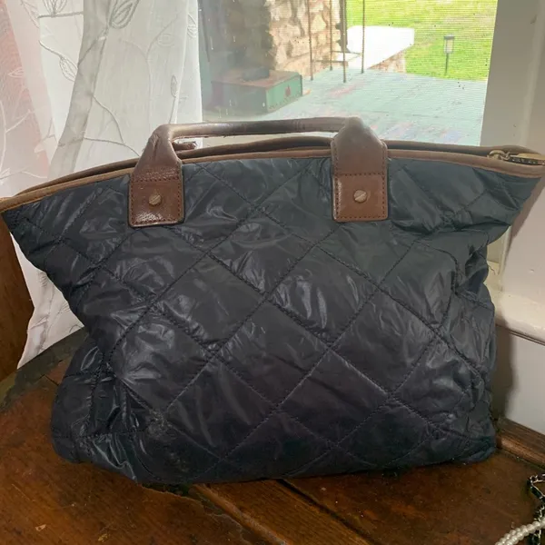 Tory Burch nylon and leather tote - Image 2