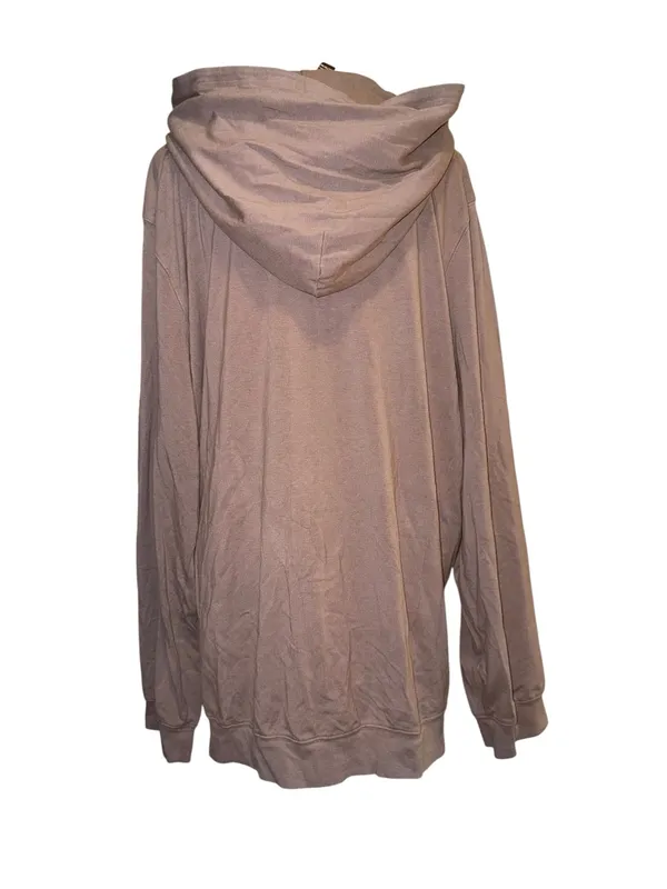 SKIMS Brown Oversized Zip Up Hoodie Size XL - Image 2