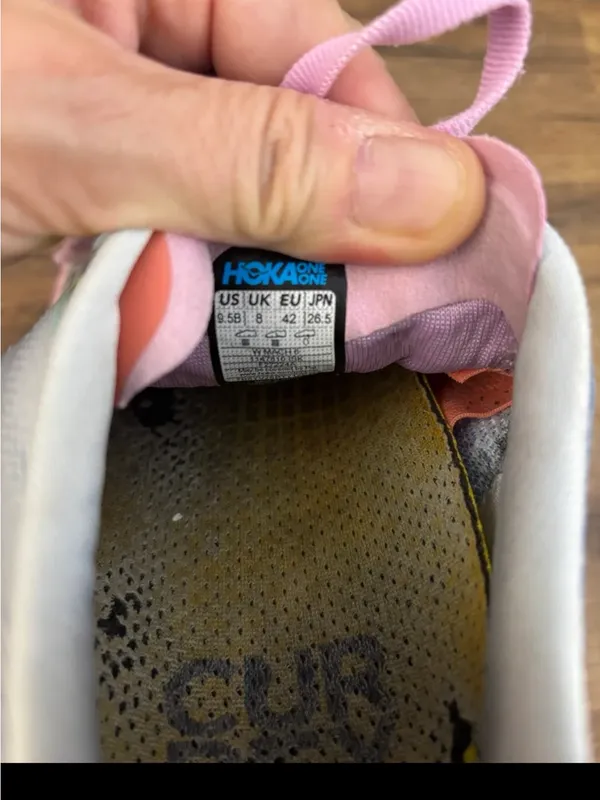 Hoka Mach 6 Athletic Running Shoes Pink Light Blue Women’s - Image 10