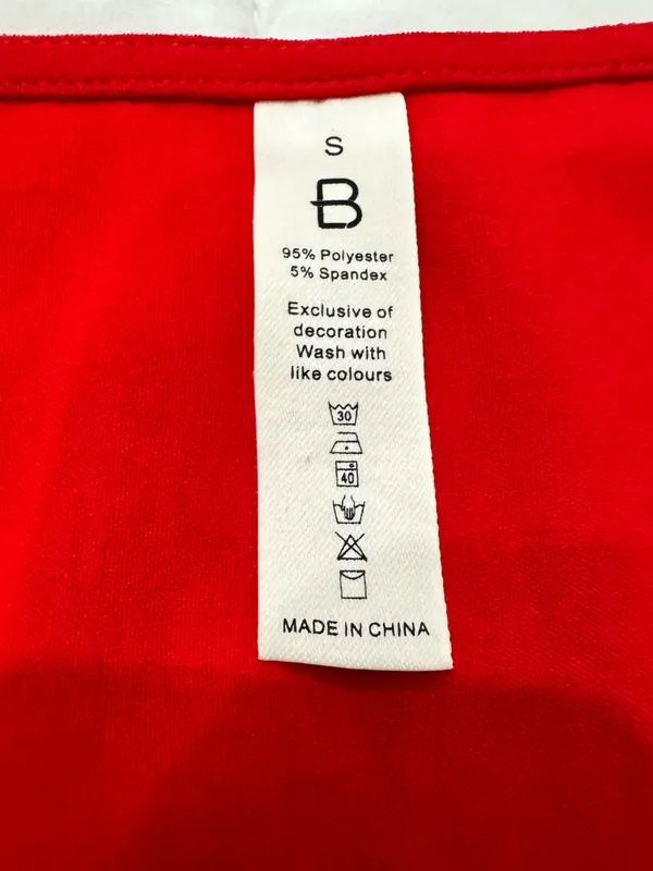 Boutique Red Blouse - Image 2