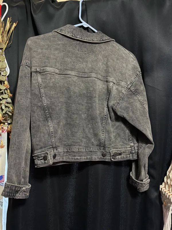 Wild Fable Jean Jacket Black Denim - Image 3