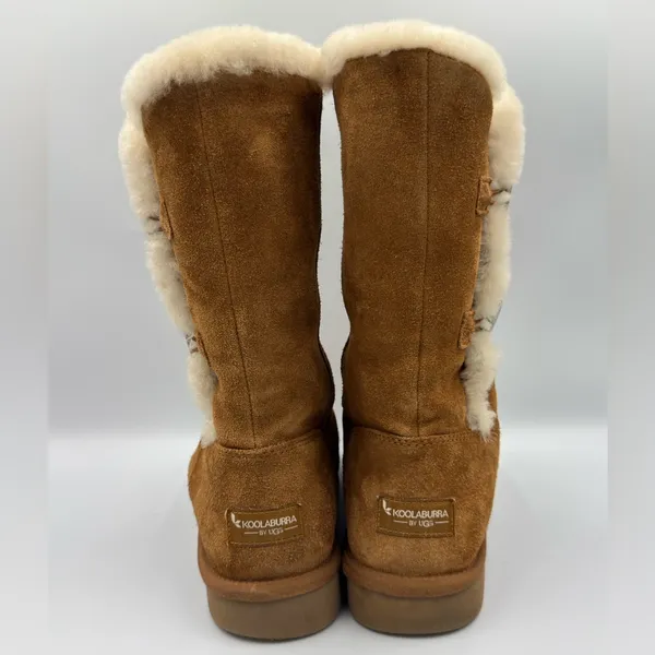 Koolaburra By UGG Kinslei Tall Chestnut Boots Woman’s Size 8 - Image 9