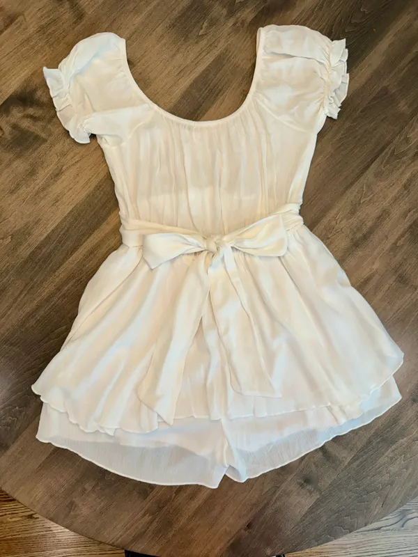 Altar'd State White Romper (Small) - Image 4