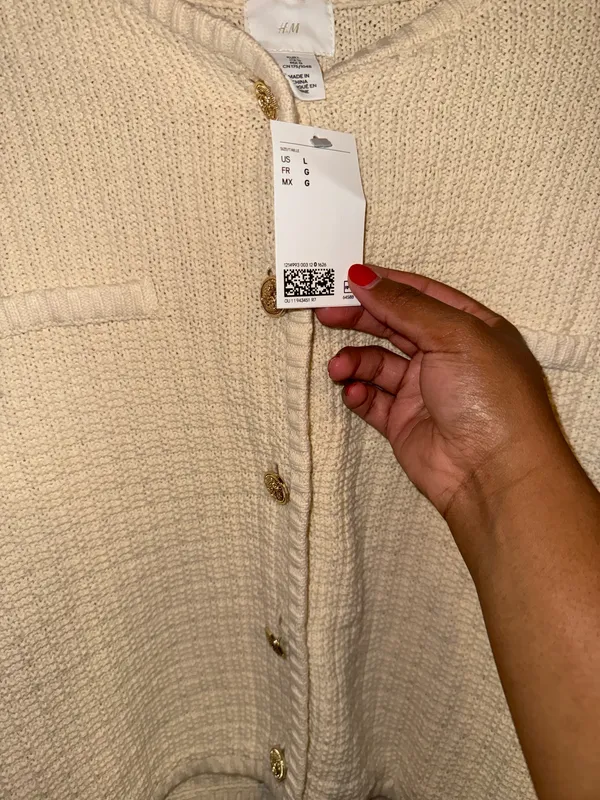 H&M Cable Knit Cardigan - Image 3