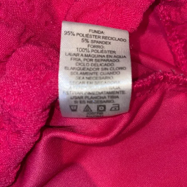 Planet Gold Y2K Pink Barbiecore Dopamine Retro Popcorn Mini Dress Mock Neck XL Stretch - Image 6