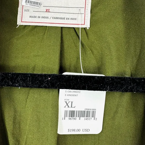 Free People Rebel Knit Oversized Moto Jacket - Green - size XL - Image 12