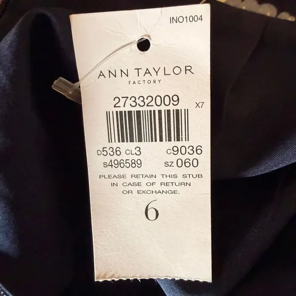 Ann Taylor Factory Floral Lined Pencil Career Skirt SZ 6 - Image 11