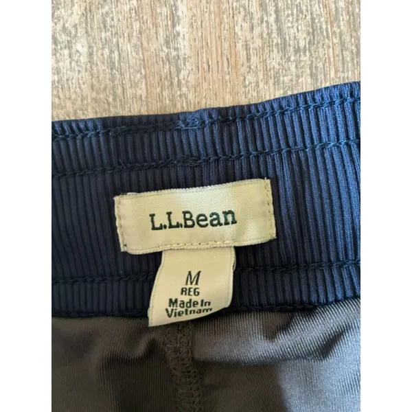 L.L.Bean Navy Active Skort Size Medium | Built-In Shorts | Drawstring Waist - Image 4