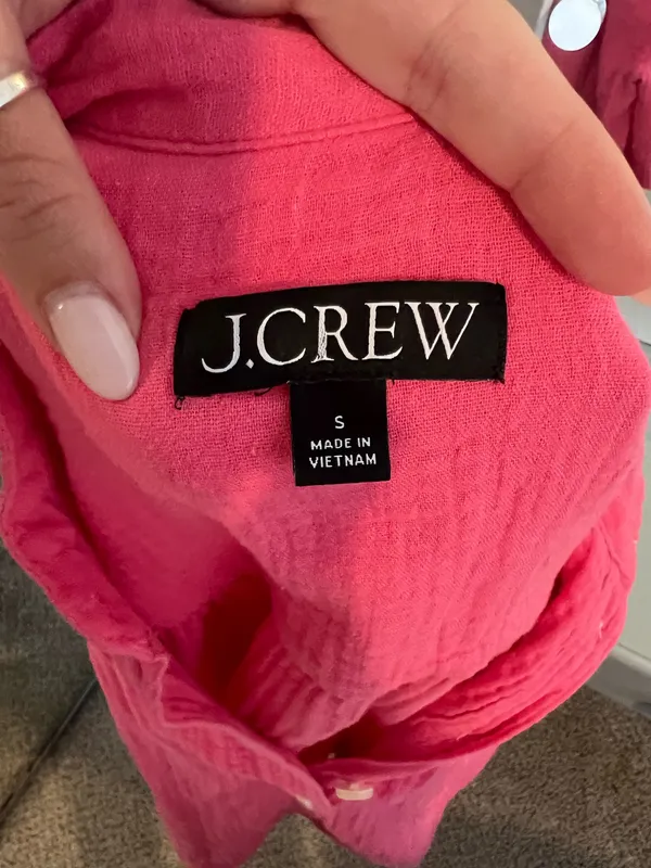 J crew pink blouse   - Image 3