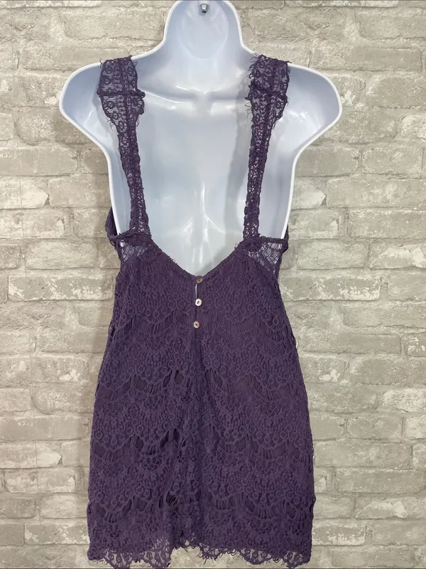 Free People "Night Moves" Lace Bodycon Slip Dress - Image 3