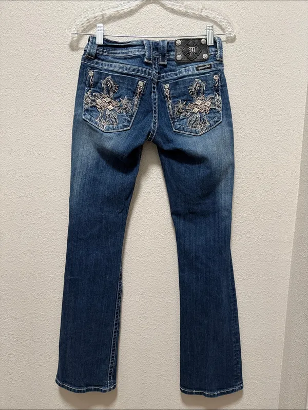 Vintage Y2k 00s Miss Me Bootcut Jeans - Image 2