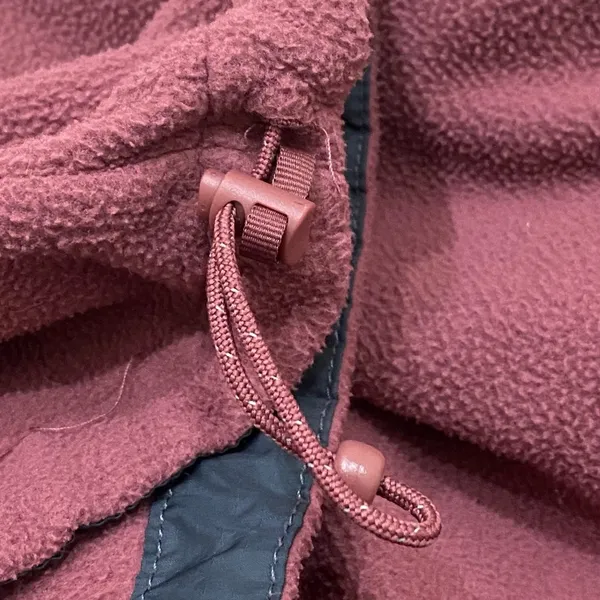 THE NORTH FACE TKA Mock Neck Fleece Cropped Sweatshirt in Mauve Pink Size M - Image 9