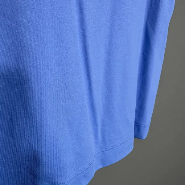 Chico's Blue Minimalist Shell Tank Top Scoop Neck - Size 1 (Medium 8/10) - Women - Image 3