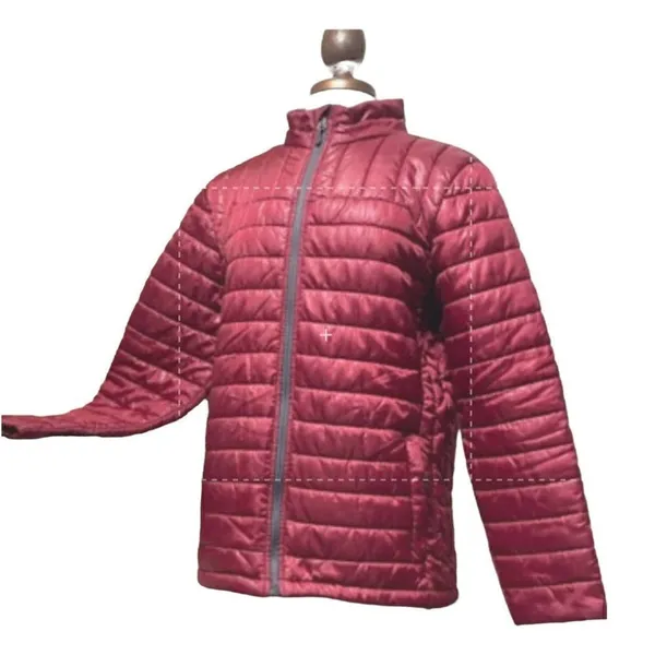 Vintage Slalom Quilted Lightweight Puffer Jacket Size Small Red - Image 10
