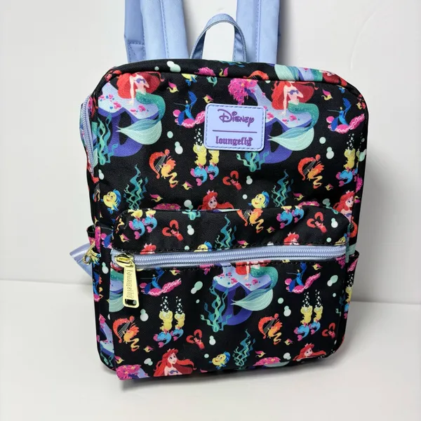 Loungefly Disney The Little Mermaid Under The Sea Nylon‎ Mini Backpack - Image 2