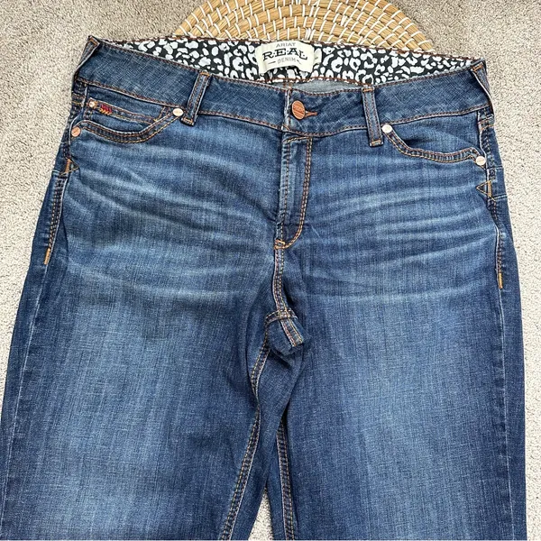 Ariat Women’s Real Low Rise Charly Straight Leg Jeans Western in Florida 34R - Image 4