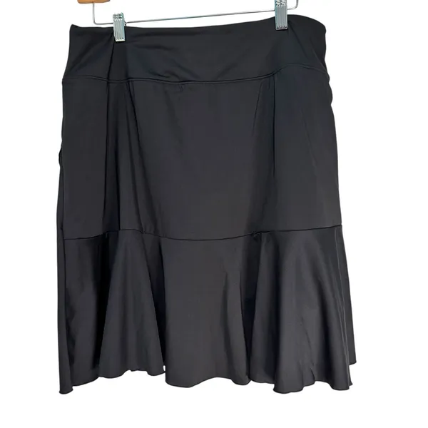 G4Free Black Ruffle Athletic Skort Womens XL‎ Tennis Pickleball Golf Skirt - Image 8