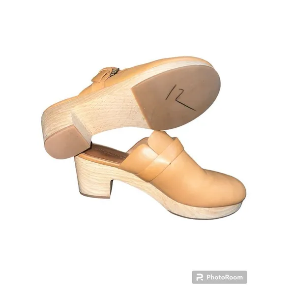 ✨Madewell The Monique Buckle Carmel Sz 9 Clogs ✨ - Image 3