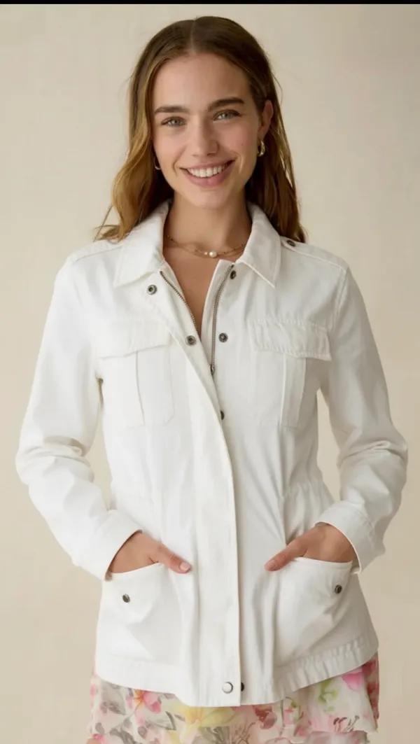 Zadig & Voltaire  white butterfly jacket - Image 2