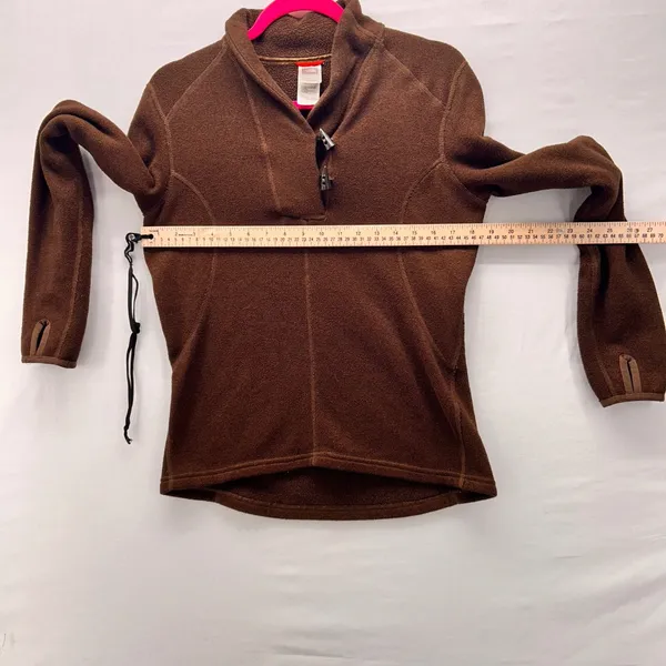 The North Face Fleece Pullover Sweater Brown‎ Medium - Image 10