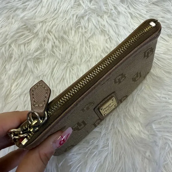 DOONEY & BOURKE Pouch Coin Purse with Key Chain - Image 4
