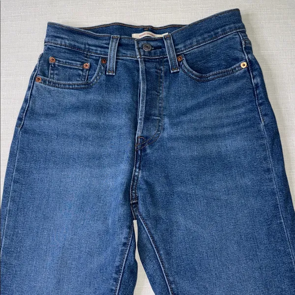 Levi's Wedge Straight Blue Women's Jeans - Image 4