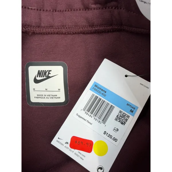 Nike Women's Sportswear Tech Fleece Mid-Rise Joggers FB8330-652 Medium NWT - Image 6