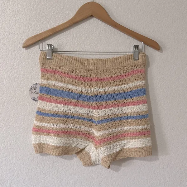 JOLIE & JOY By FCT Striped Knit Shorts - Image 2