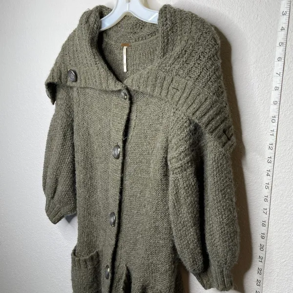 Free People Wool Blend Cardigan Sweater - Image 5