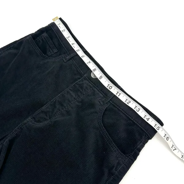 Loft Pants Women 6P 28 Black Corduroy Skinny Classic Fall Winter Casual Academia - Image 7