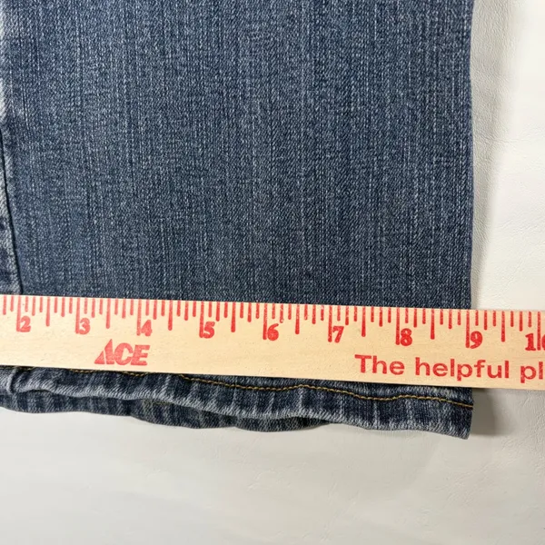 Levis 529 Curvy Boot Cut Jeans Womens 14 Short Medium Wash Denim Blue Stretch - Image 10