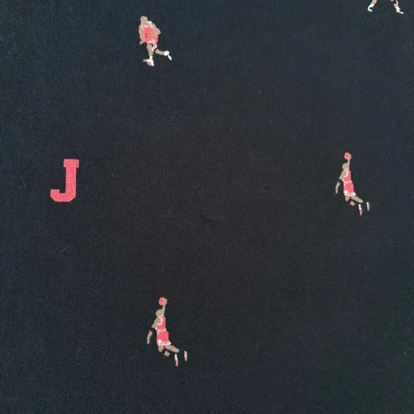 Michael Jordan All Over Print Basketball Black Graphic Short Sleeve T-shirt - Image 6