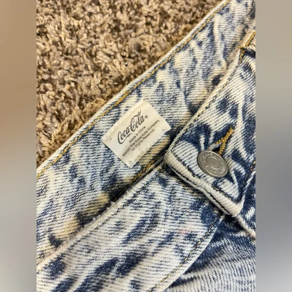 Coca-Cola By PacSun Light Indigo Low Rise Baggy Jeans Size 28 x 32 - Image 12