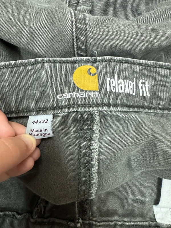 Carhartt Relaxed Fit Pants in Gravel Grey Mens Size 44x32 - Image 4