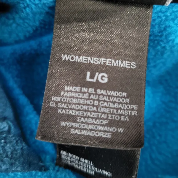 The North Face Khumbu Fleece Jacket Womens Large Blue Full Zip Soft Outdoor - Image 8
