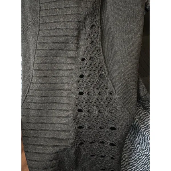 Gymshark Black Leggings High Rise Compression Stretch Active Yoga Womens - Image 5