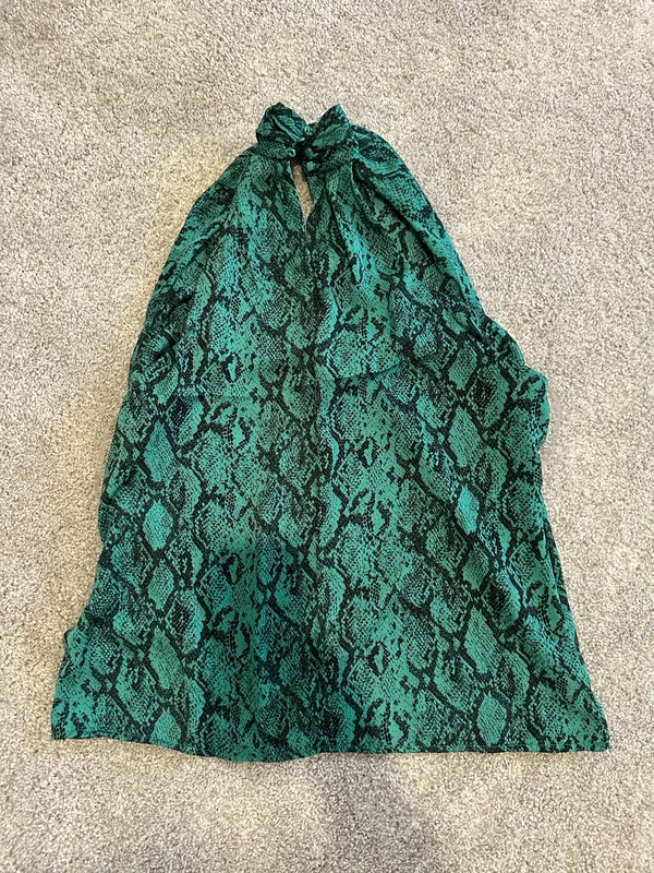 Do+Be Snakeskin Halter Top - Image 5