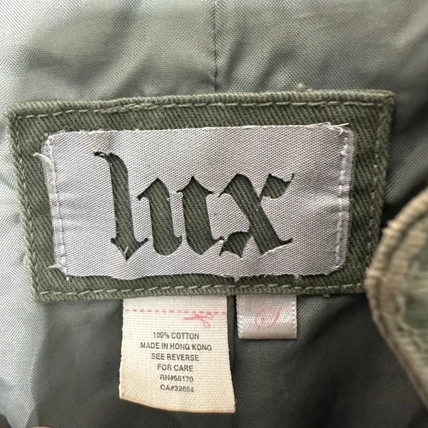 Free People Lux Military‎ Utility Jacket Womens S Green Belted Embroidered Wings - Image 4