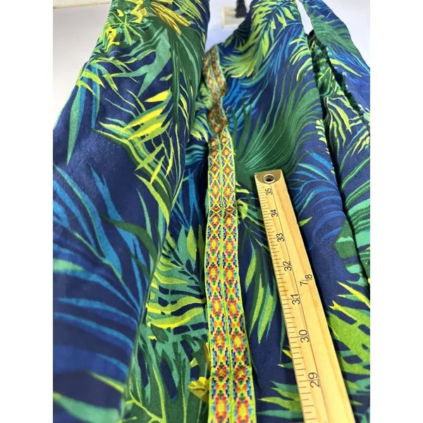 America and‎ Beyond Tropical Maxi Dress Womens Small Blue Beach Resort Hawaiian - Image 9