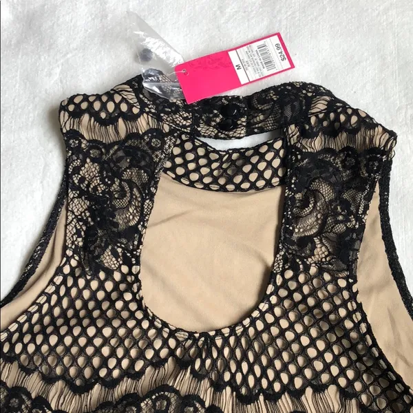 NWT Xhilaration Black Lace Swing Dress - Image 6