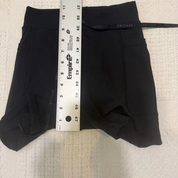 Aerie Offline small Goals hip pockets 4" Shortie bike shorts SH2 3276 - Image 5