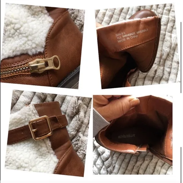 Olivia Miller “Beekman” Sherpa Front Booties - Image 4